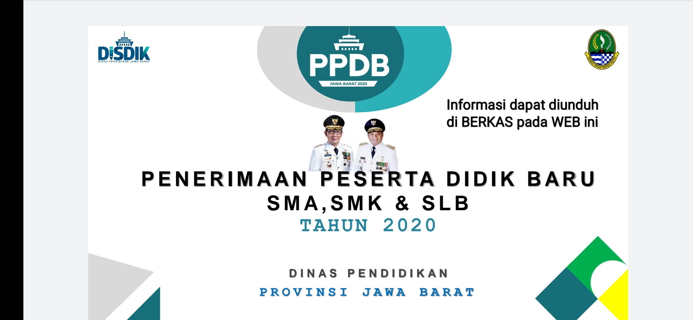 INFORMASI PPDB SMA