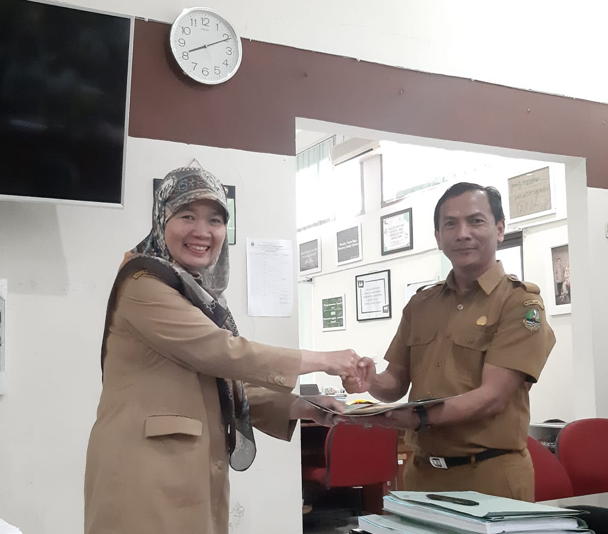 SERTIJAB WAKASEK HUMAS SMAN 8 BANDUNG