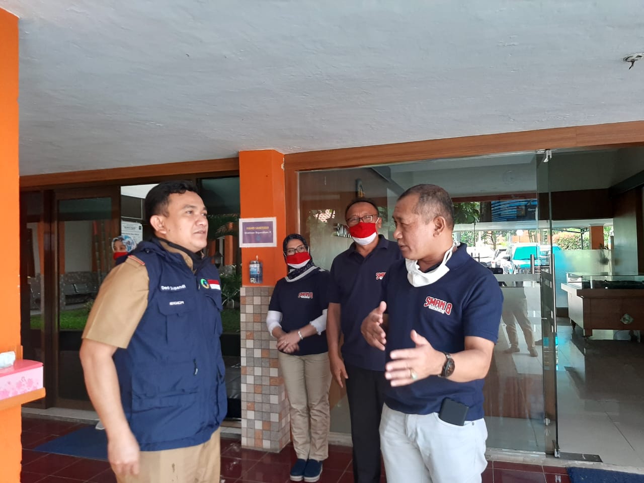 KUNJUNGAN KEPALA DINAS PENDIDIKAN JAWA BARAT KE SMAN 8 BANDUNG